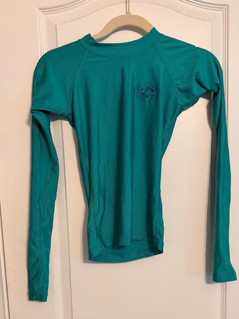 Billabong Teal Long-Sleeve Rash Guard